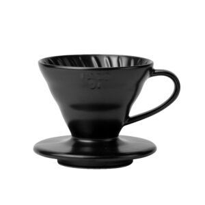 Hario V60 陶瓷圓錐濾杯 01 (黑色)